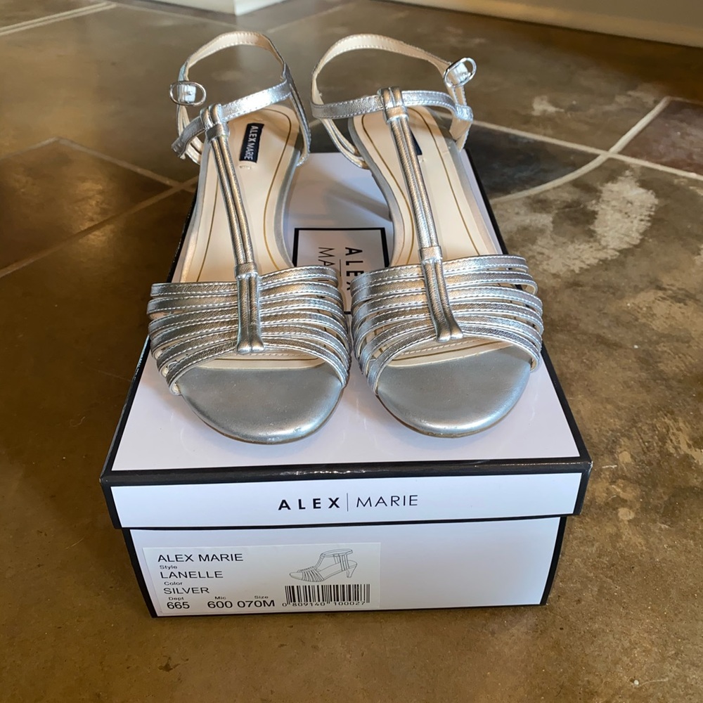 Alex Marie Silver Heels